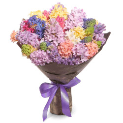 Букет из гиацинтов «Элегантность»