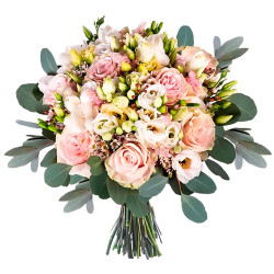 Красивый букет из свежих цветов «Цветочный ансамбль»