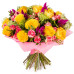 Букет из свежих цветов «Цветочная нега»