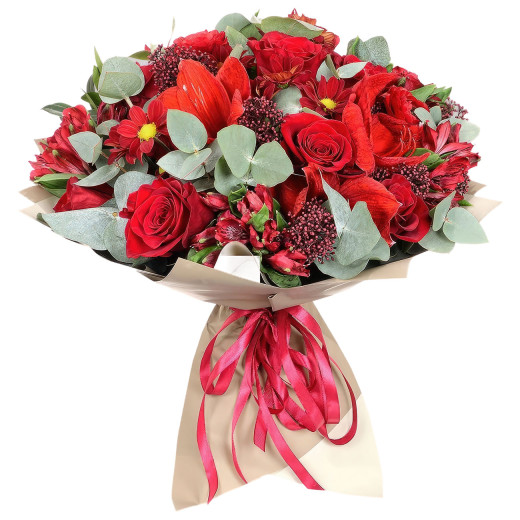 Красивый букет из ароматных цветов «Полевое вдохновение»