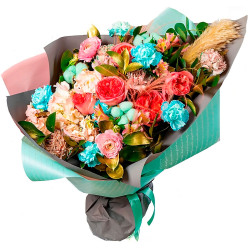 Уникальный букет «Лунный блеск»