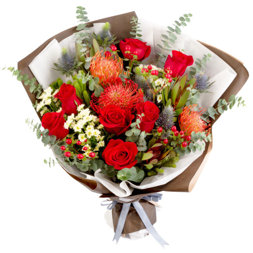 Роскошный букет «Романтика сердец»