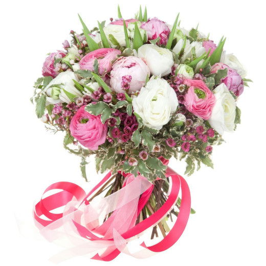 Авторский букет живых цветов «Весеннее очарование»