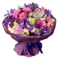 Премиальный букет «Лавандовый блеск»