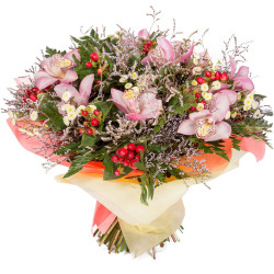 Премиальный букет «Нежный закат»