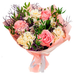 Праздничный букет из цветов «Радужное вдохновение»