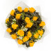 Букет из желтых роз «Золотые лучи»