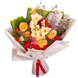 Премиальный букет «Огненный танец»