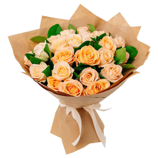 Дизайнерский букет живых цветов «Нежный всплеск»