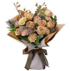 Премиальный букет цветов «Шоколадный бриз»