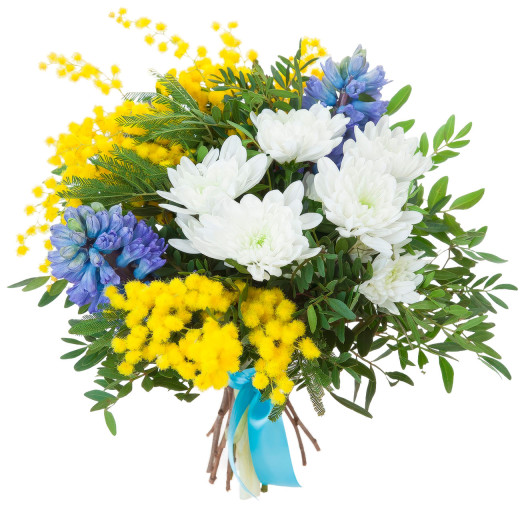 Букет из ароматных цветов «Весенний взрыв»