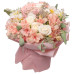 Букет из розовых цветов «Мягкий блеск»
