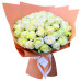 Букет из кремовых роз «Солнечные росы»