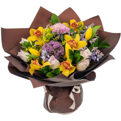 Цветочный букет «Весенние грёзы»
