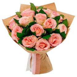 Букет из одноголовых роз «Вдохновение природы»