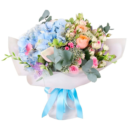 Авторский букет «Небесное вдохновение»