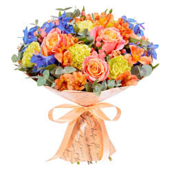 Цветочный букет «Яркое вдохновение»