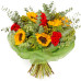 Сезонный букет «Солнечный фейерверк»