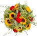 Сезонный букет «Солнечный фейерверк»