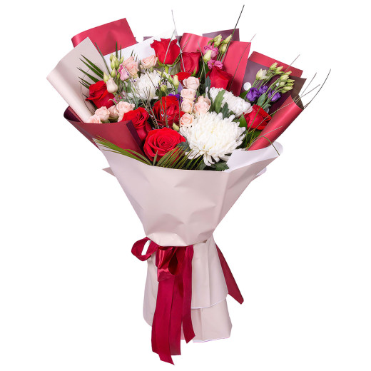 Букет из живых цветов «Вечерняя симфония»