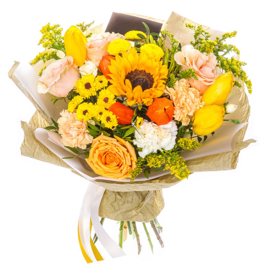 Роскошный букет «Летний закат»