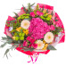 Букет из свежих цветов «Розовый поцелуй»