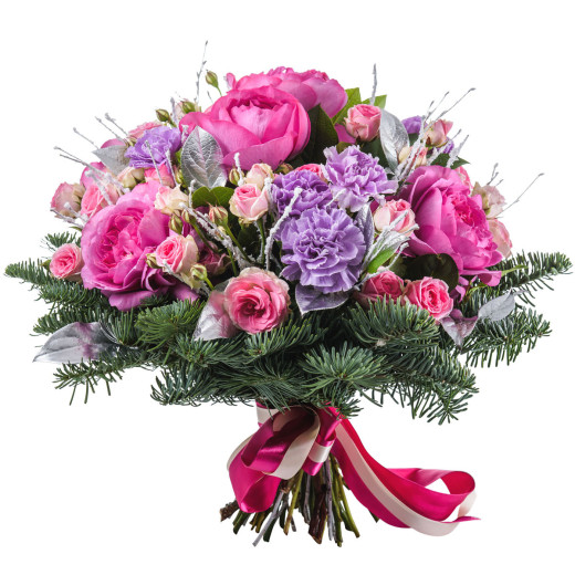 Букет ароматных цветов «Лесное очарование»