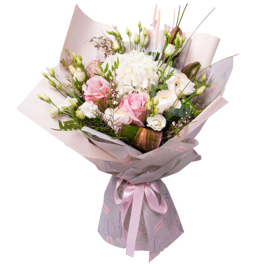 Авторский букет живых цветов «Цветочная мечта»