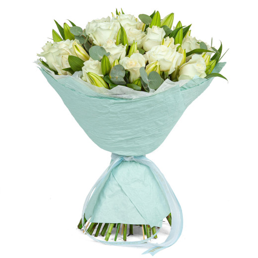 Букет цветов «Рассветный бриз»