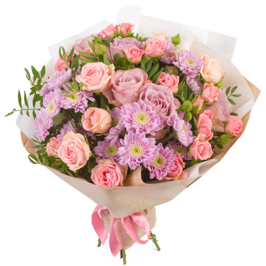 Красивый букет из цветов «Нежные мечты»