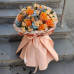 Дизайнерский букет «Оранжевое вдохновение»