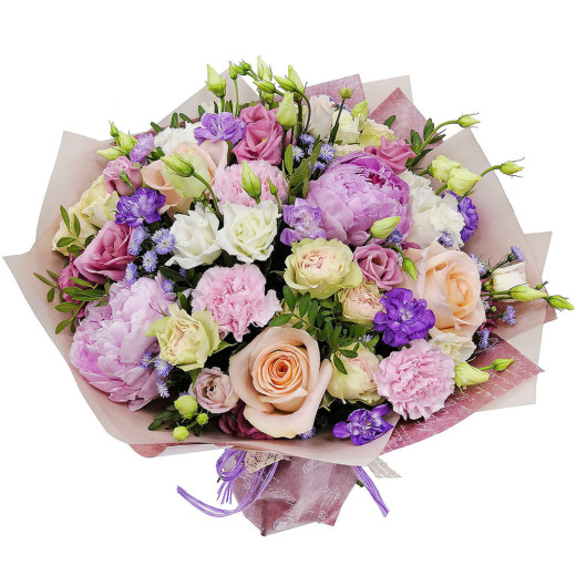 Букет цветов «Весенний шик»