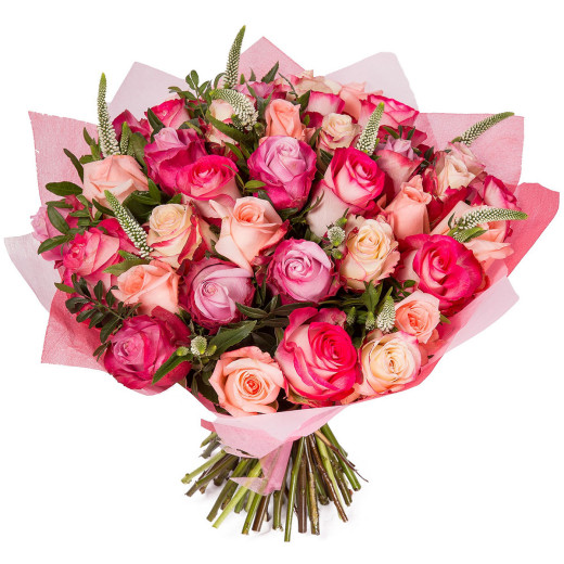 Букет из роз «Нежная симфония»