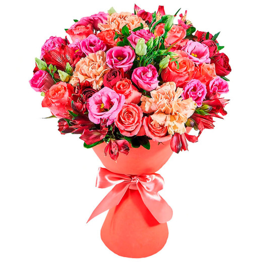 Букет из свежих цветов «Солнечная нежность»