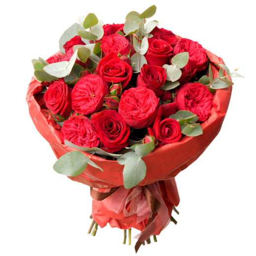 Красивый букет ароматных цветов «Алое чудо»