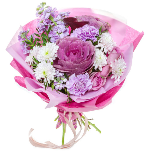 Флористический букет «Лиловый сон»