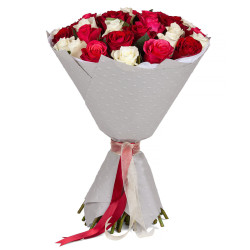 Букет из роз «Изысканность страсти»