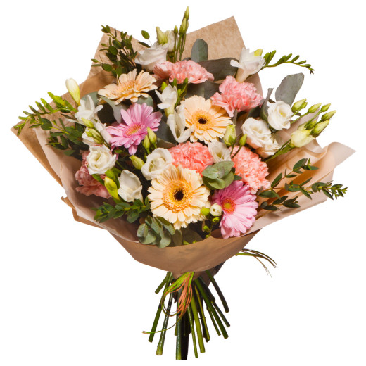 Подарочный букет из цветов «Розовая нега»