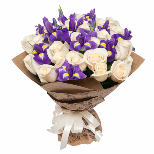 Красивый букет из ароматных цветов «Нежный Вальс»