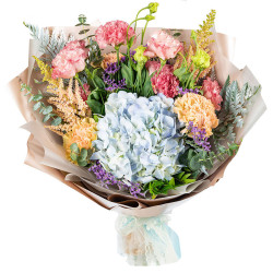 Роскошный букет «Голубая мечта»