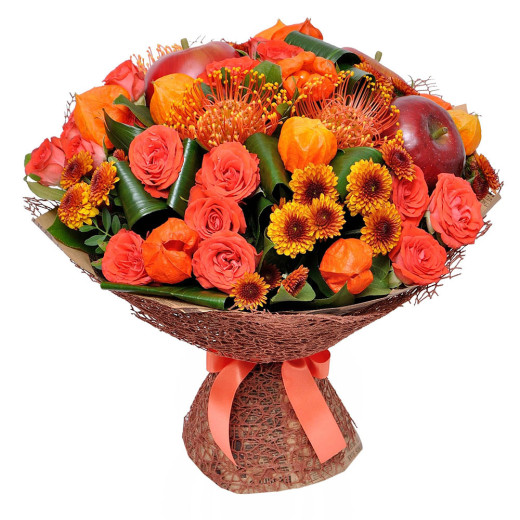 Красивый букет «Солнечная гармония»