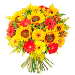 Букет из цветов «Светлый день»
