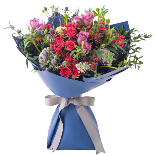 Цветочный букет «Нежный вечер»