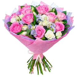Букет из свежих цветов «Пленительные мгновения»