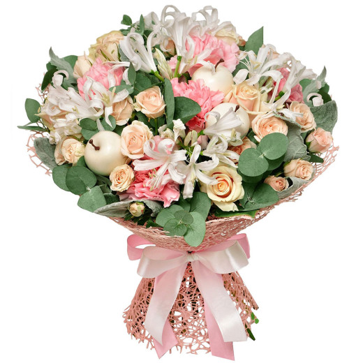 Цветочный букет «Лесной поцелуй»