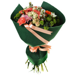 Дизайнерский букет «Оранжевое настроение»