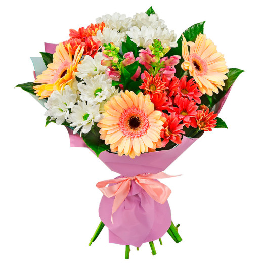 Красивый букет из ароматных цветов «Весенний сон»