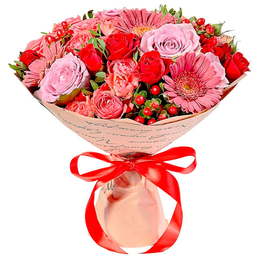 Букет цветов «Волшебный миг»