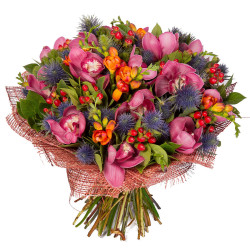 Роскошный букет «Радуга желаний»