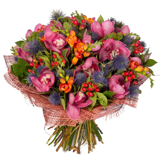 Роскошный букет «Радуга желаний»